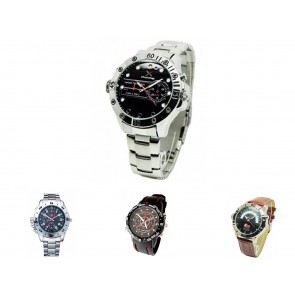 orologio microcamera acciaio